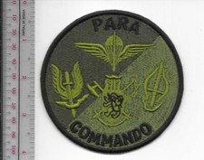 Belgium Army Air Force Navy Joint Para-Commando Special Operation Unit Patch acu