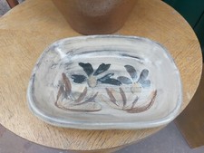 Vallauris La Roue Ceramic Oven Dish Floral Decor