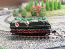 echelle N wagon porte char