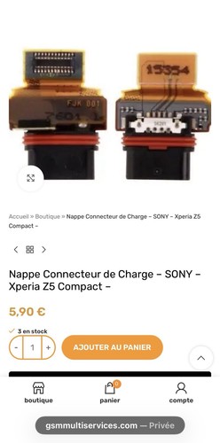Nappe connecteur charge - nappe,