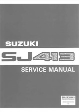 Downloadable Suzuki SJ413 Samurai Service Manual workshop repair maintenance PDF