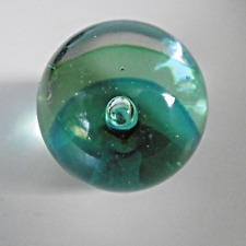 sulfide press paper ball bubble halo blue/green lot 148