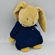 Doudou semi plat lapin beige