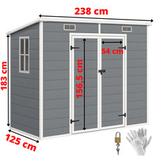 Outsunny Abri Jardin Résine