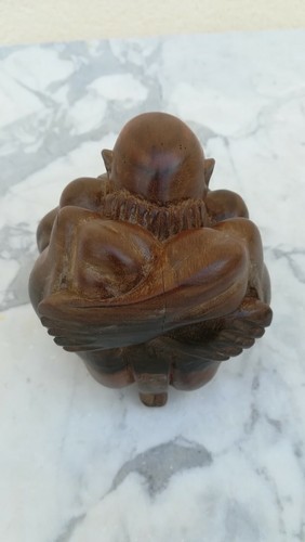 Bouddha bois recroqueville - bouddha,