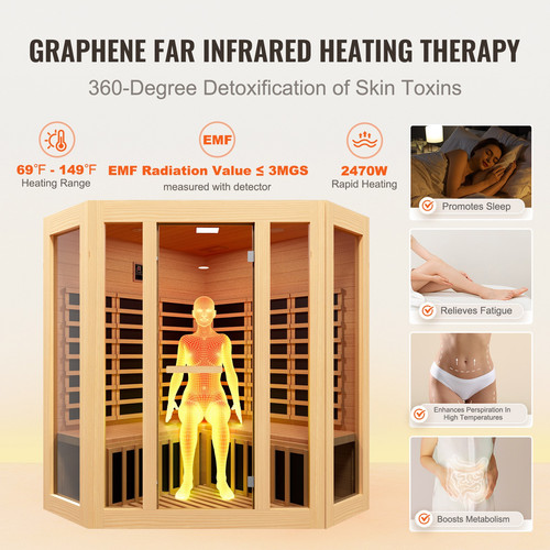 Sauna infrarouge lointain - lointain, en