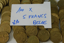 LOT 100 pieces monnaie 5
