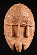 Antique Gabon Africa Strike Mask 824