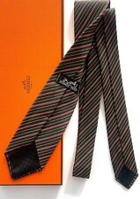 Hermes Tie Tie Tie Tie Vintage and Rare Regimental