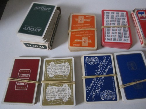 Lot jeux cartes - de, de