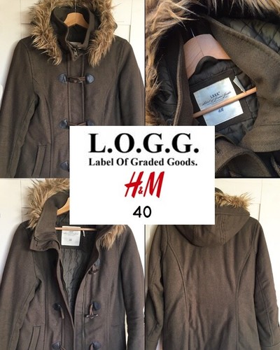 Duffle coat capuche logg de - à,