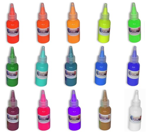 Fluorescent tissu peinture - uv,