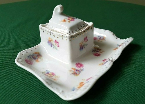 Encrier porcelaine saxe - encrier,