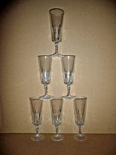 6 flutes a champagne 14 cl 