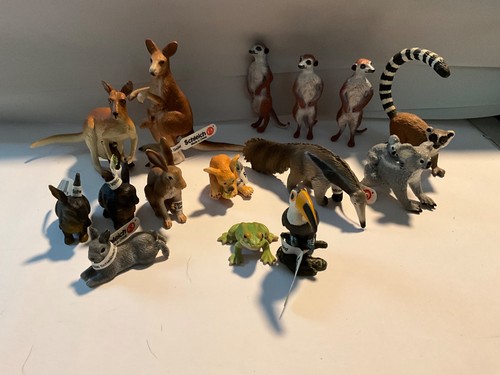 15pc schleich wild animal - wild, lot