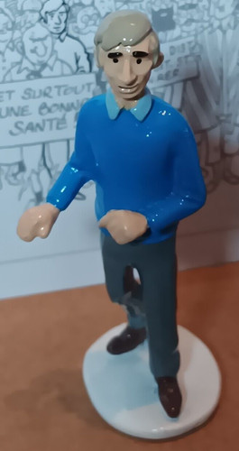 Tintin sculpture métal d - sculpture,