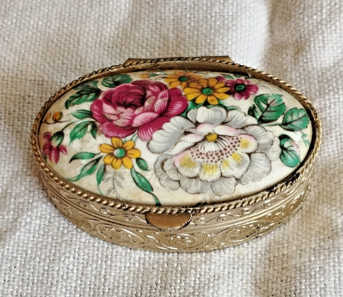 Boite pilule vintage - vintage, métal