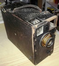 Appareil photo ancien portable , format 9 x 12 à plaques verre .