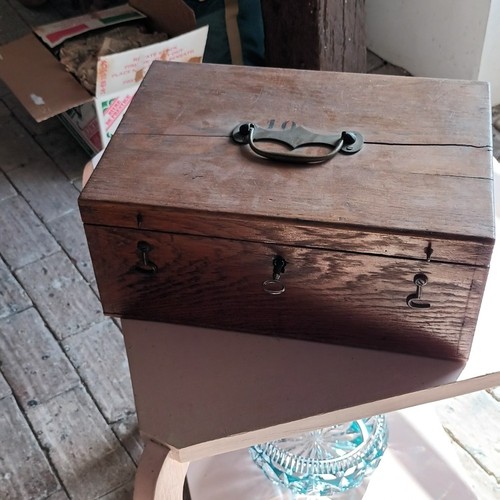 Coffre ancien bois avec - coffre,