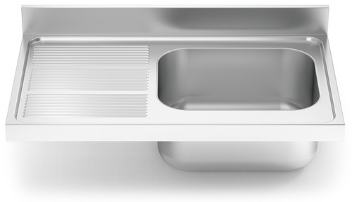 Plonge inox fixer sur - plonge, à