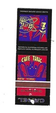 Cafe Tabac - NYC l Matchcover   Home of the famous     Closed 1997