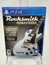 Rocksmith 2014 Remastered Edition for PS4 Ubisoft CIB Clean No Cable Tested