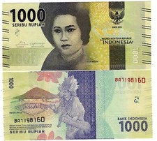 Indonesie INDONESIA Billet 1000 RUPIAH 2016 PNL NEW NOUVEAU TJUT MEUTIA NEUF UNC