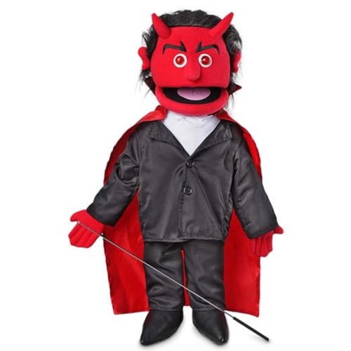 Silly puppets red black - 25",