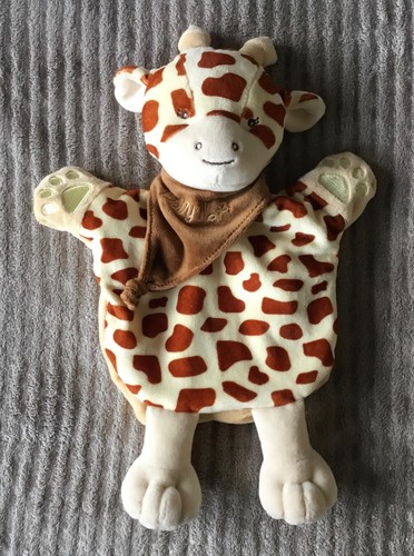 Doudou marionnette girafe - doudou,