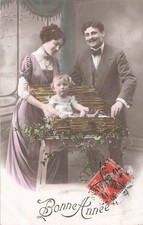 CP MOUSTACHU FEMME ELEGANTE