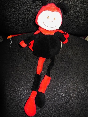 Doudou peluche coccinelle - doudou,