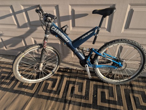 Cannondale super raven blue - v,