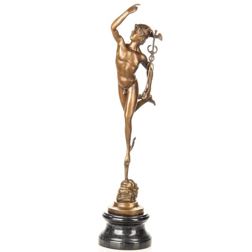 Statue bronze hermès sur - en,
