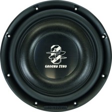 Subwoofer Bass 25Cm 10" Zoll Ground Zero GZRW250-D2 Plat Double