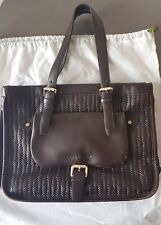 Sac cuir Longchamp marron foncé