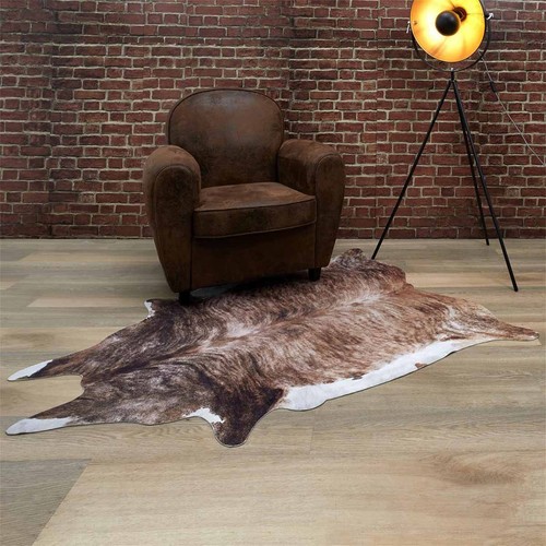 Tapis peau vache - peau, de