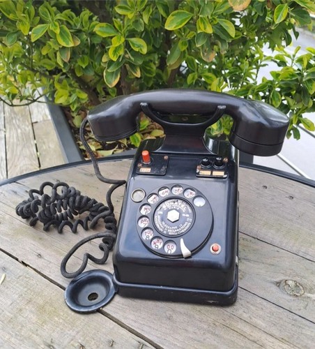 Telephone cadran bakelite - telephone,