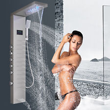 Colonne Douche Panneau LED Hydromassante Ensemble Douche pour Salle de Bains