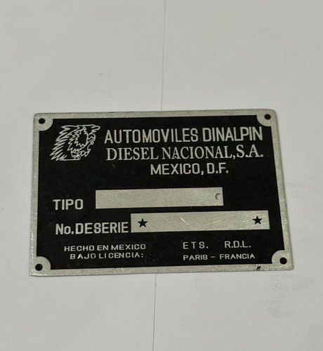 Plaque signalétique renault - signalétique,