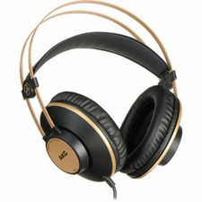 AKG K92 Over-Ear Closed-Back Monitor Studio Stereo Headphones Black/Gold