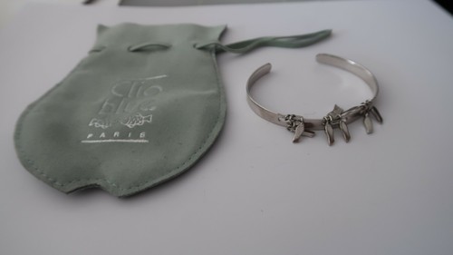 Clio blue bracelet jonc argent - clio,
