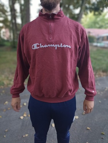 Pull rouge champion taille - pull,