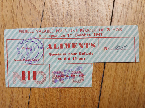 Rationnement feuille de - rationnement,