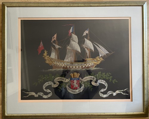 Lyon grand tissé soie 41x56 - lyon,