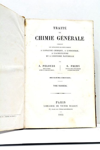 Livre ancien traite chimie - livre,