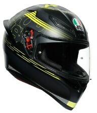 Casque intégral AGV Moto K1 Track 46 réplique Valentino Rossi noir jaune