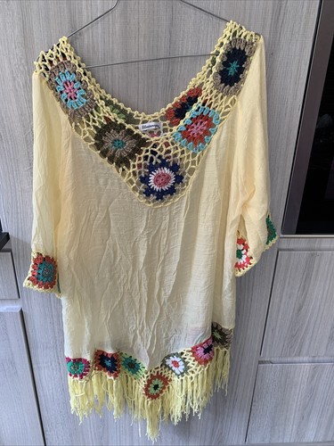 Robe tunique franges - robe,