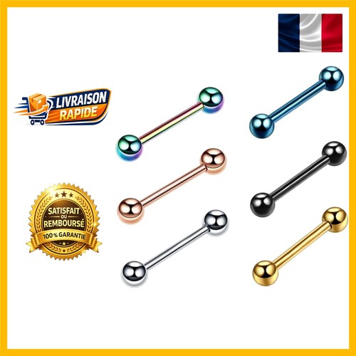 Set piercings en acier - set, de
