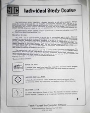 Teach Yourself By Computer Software Catalogue [1983] . Pour TRS-80 & Apple II