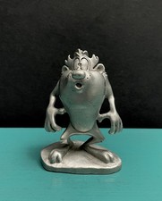 Warner Bros Pewter Taz Tasmanian Devil Looney Tunes Cartoon Animal Mini Figurine